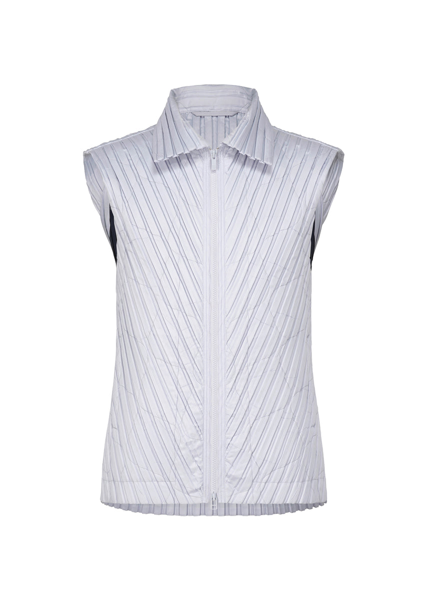 PADDED PLEATS VEST | The official ISSEY MIYAKE ONLINE STORE 