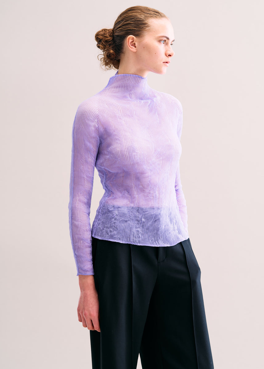 CHIFFON TWIST 1 TOP | The official ISSEY MIYAKE ONLINE STORE