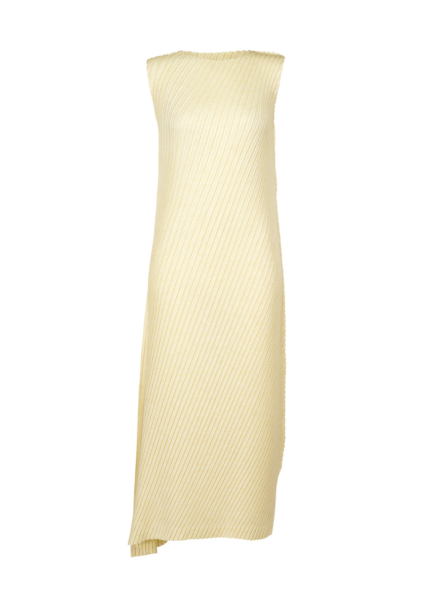 LINEN LIKE PLEATS DRESS | The official ISSEY MIYAKE ONLINE STORE 