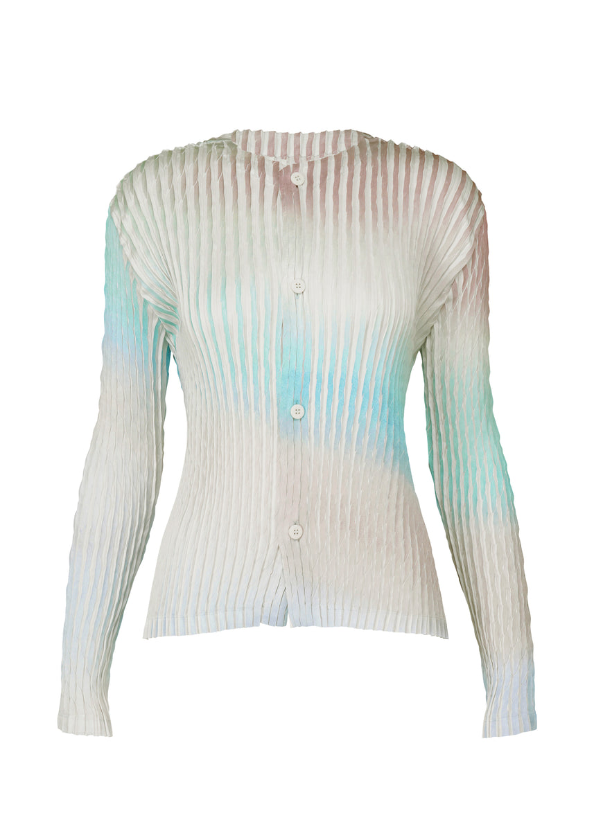 SUFFUSED PLEATS CARDIGAN | The official ISSEY MIYAKE 