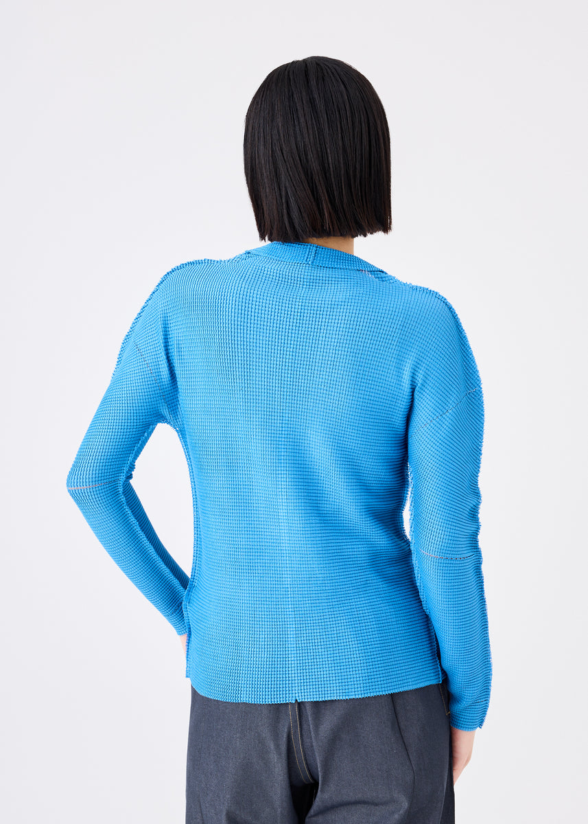 KNIT STRETCH PLEATS 1 CARDIGAN | The official ISSEY MIYAKE ONLINE 