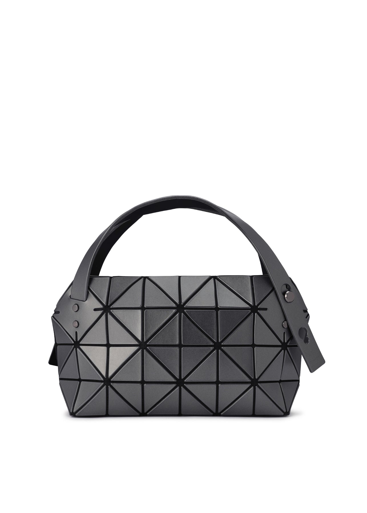 Bao Bao Issey Miyake - Boston PVC Shoulder Bag - Womens - Gunmetal