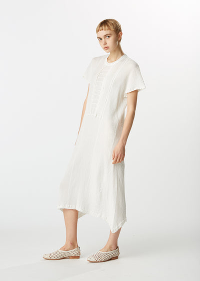 KYO CHIJIMI MESH STRIPE DRESS