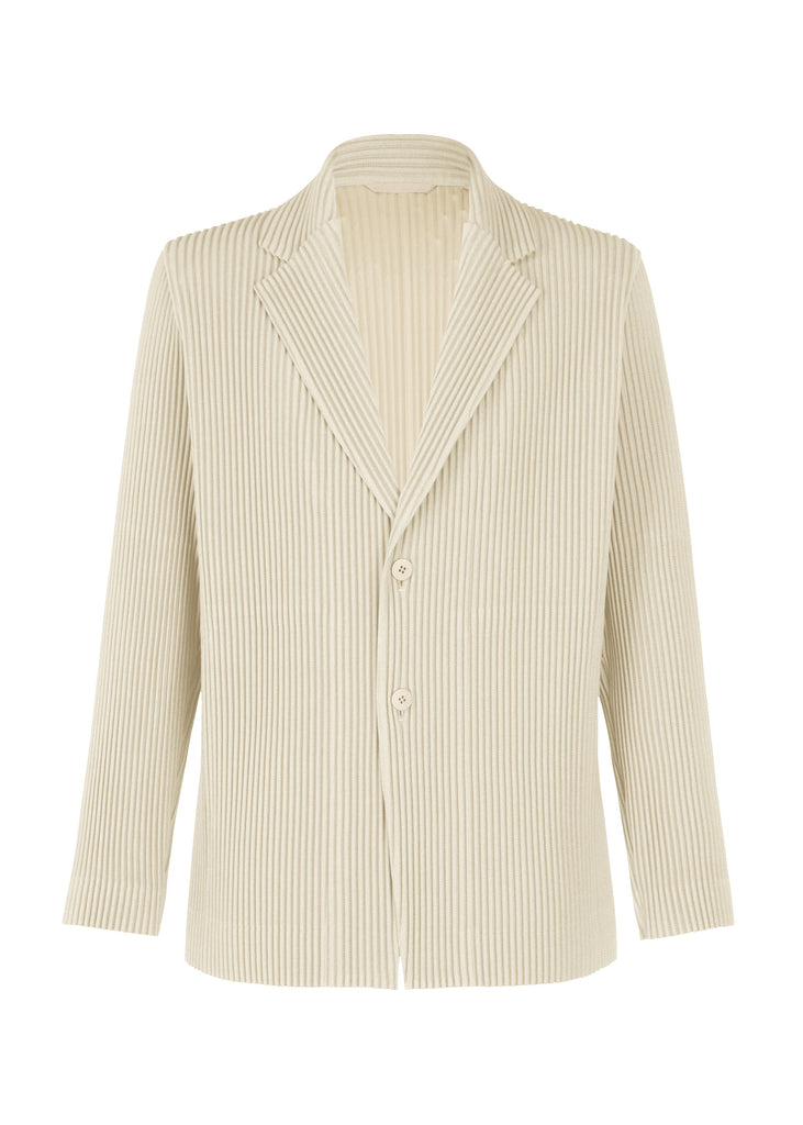 KERSEY PLEATS JACKET | The official ISSEY MIYAKE ONLINE STORE