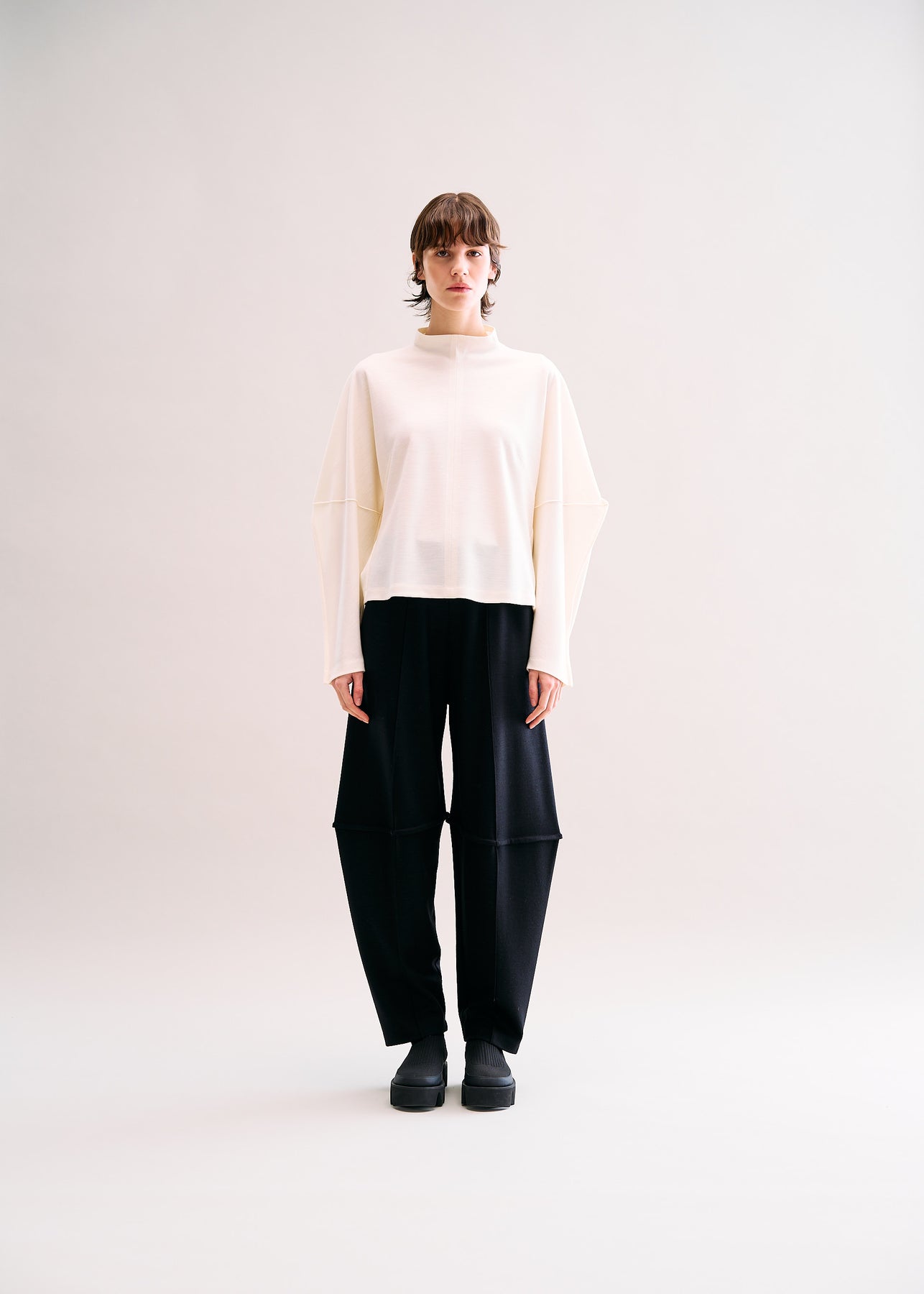 日本オンラインショップ ISSEY MIYAKE wool cotton slacks pants - メンズ