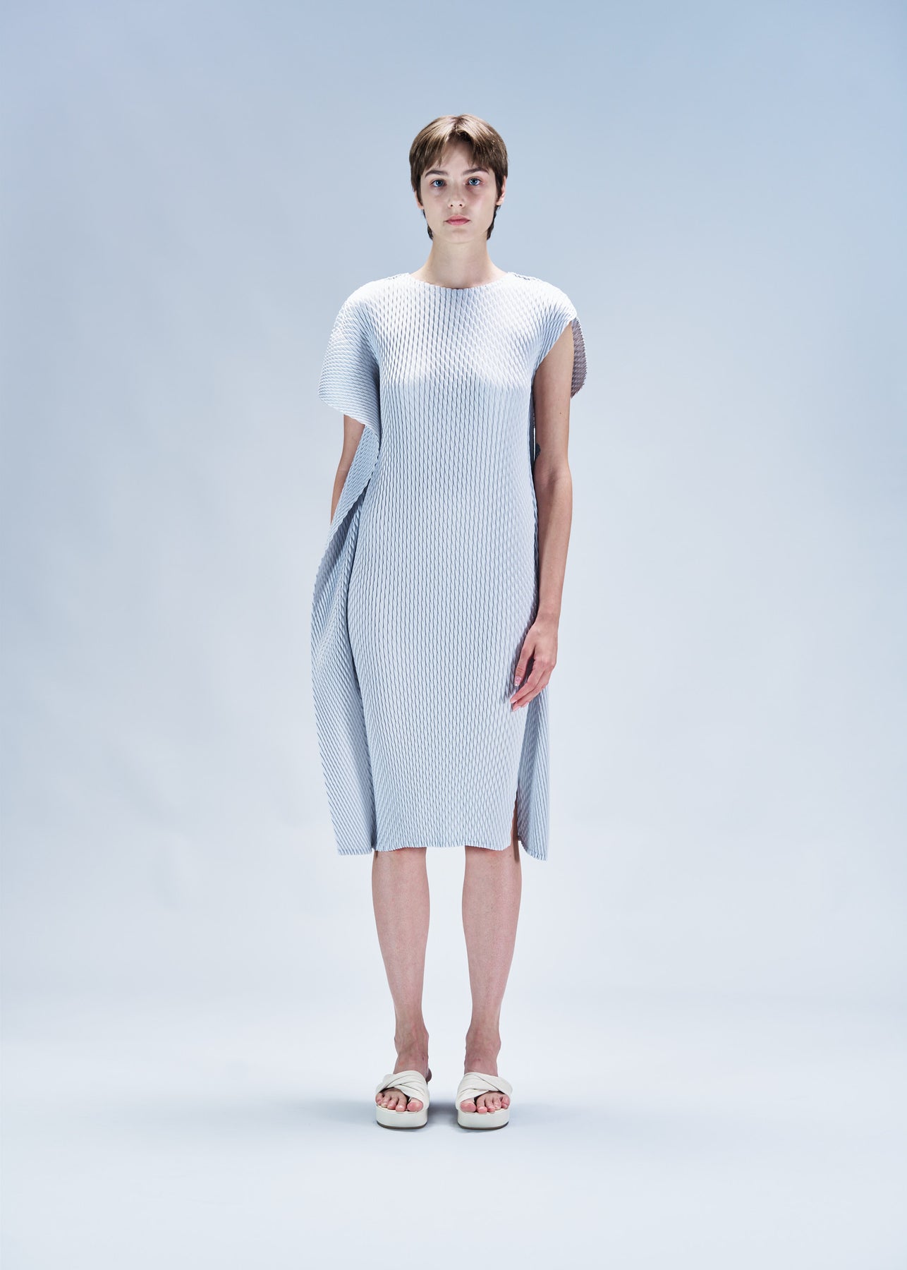 SLEEK PLEATS DRESS | The official ISSEY MIYAKE ONLINE STORE 