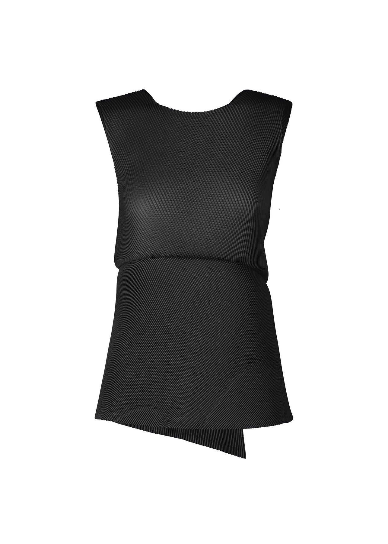 LEATHER LIKE PLEATS TOP | The official ISSEY MIYAKE ONLINE STORE 