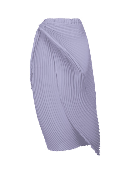 WRAPPED PLEATS SKIRT