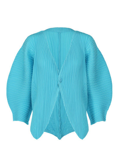 LEAF PLEATS CARDIGAN