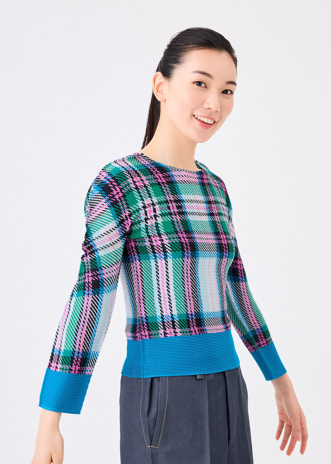 TARTAN CHECK TOP | The official ISSEY MIYAKE ONLINE STORE | ISSEY