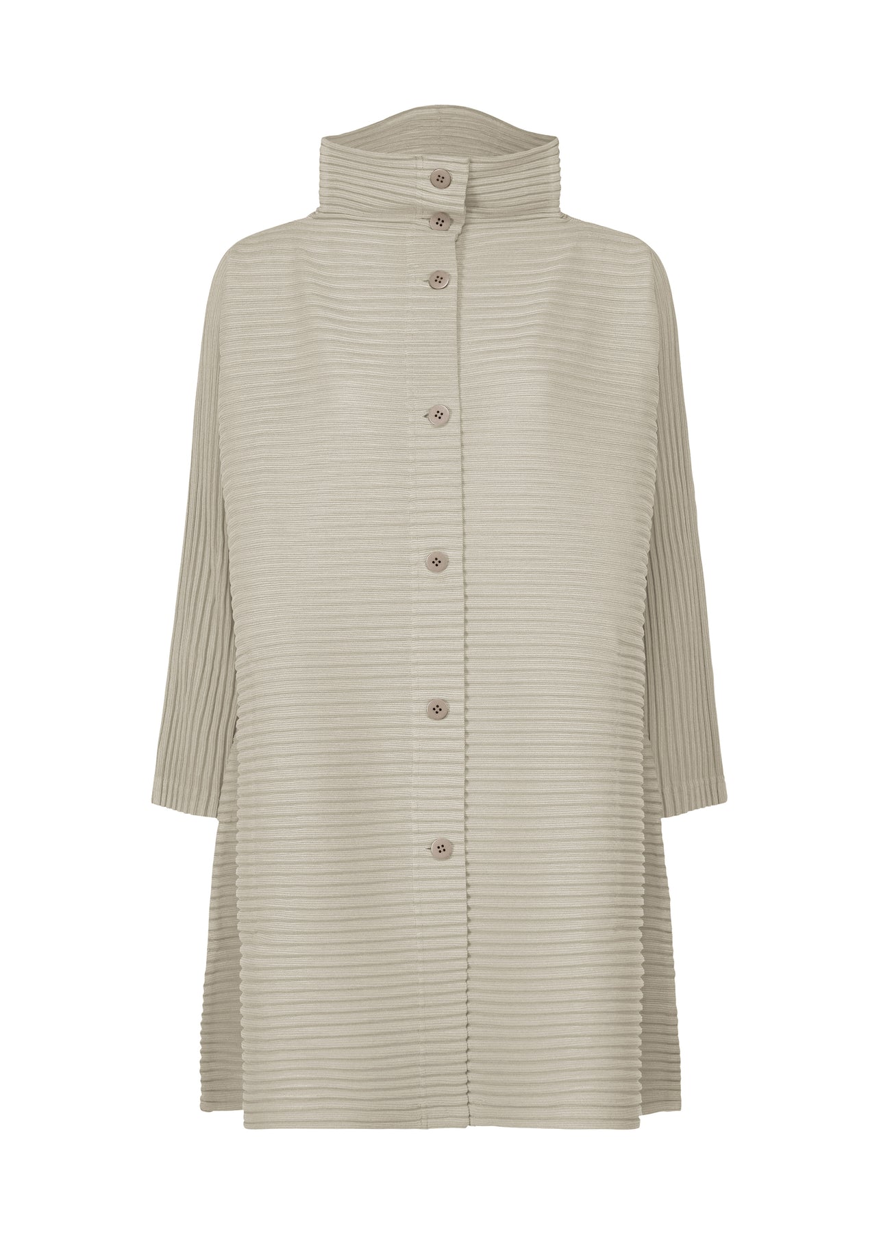 CORDUROY PLEATS CARDIGAN | The official ISSEY MIYAKE ONLINE STORE