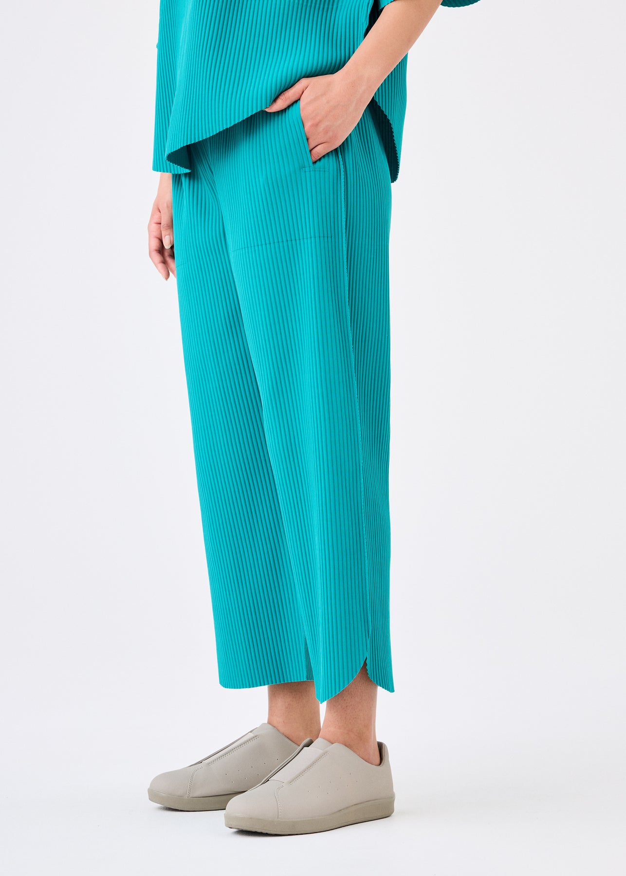 WING PLEATS PANTS | The official ISSEY MIYAKE ONLINE STORE | ISSEY