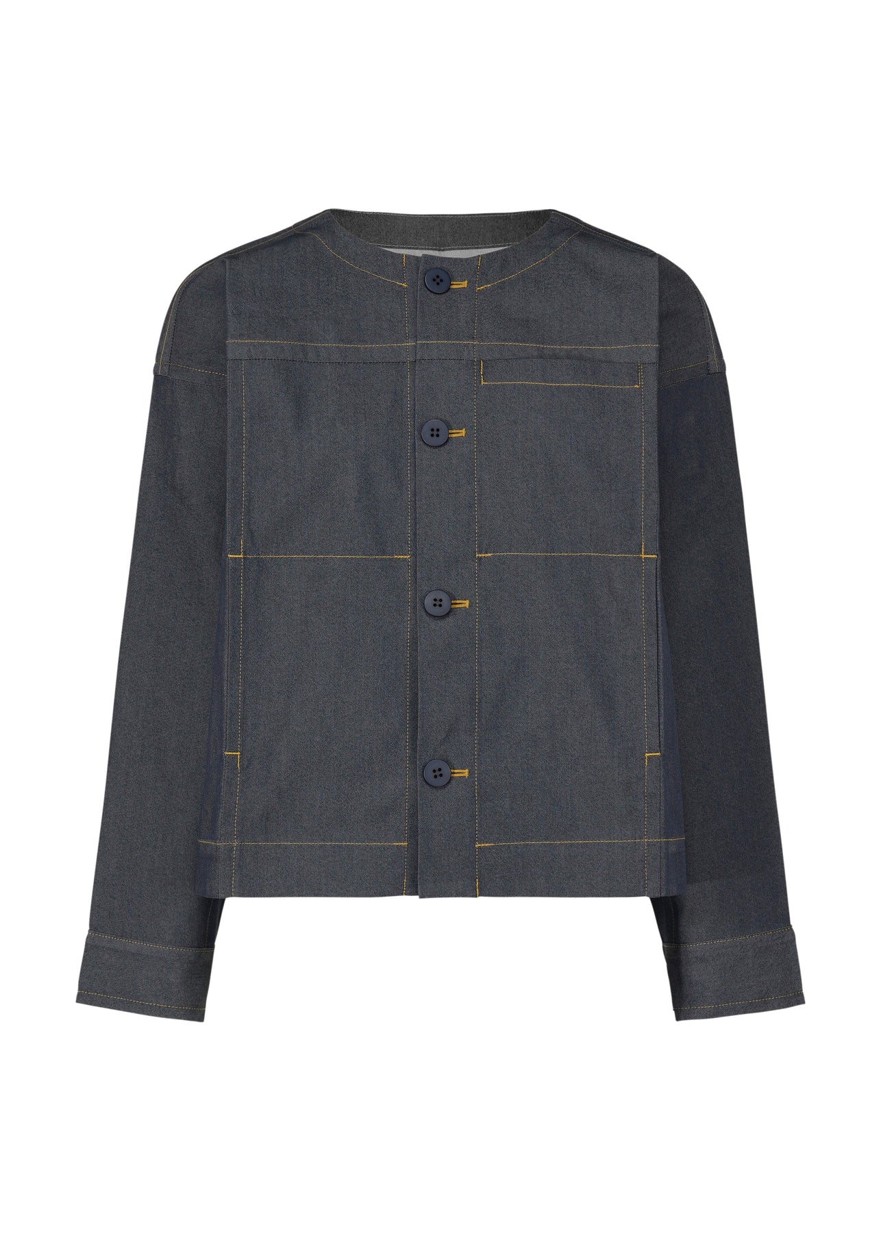 FLAT DENIM JACKET | The official ISSEY MIYAKE ONLINE STORE | ISSEY