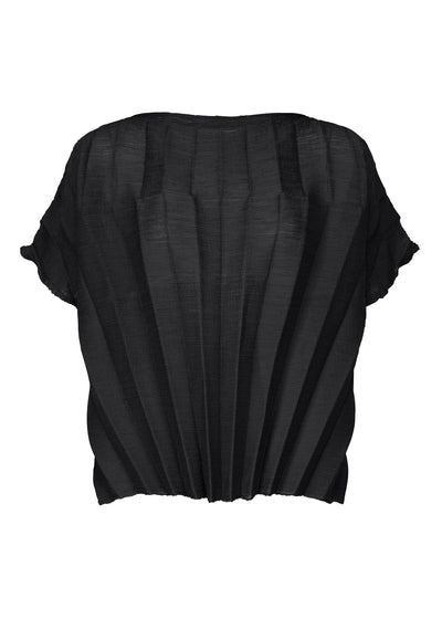 SECTOR SEE-THROUGH CREPE TOP