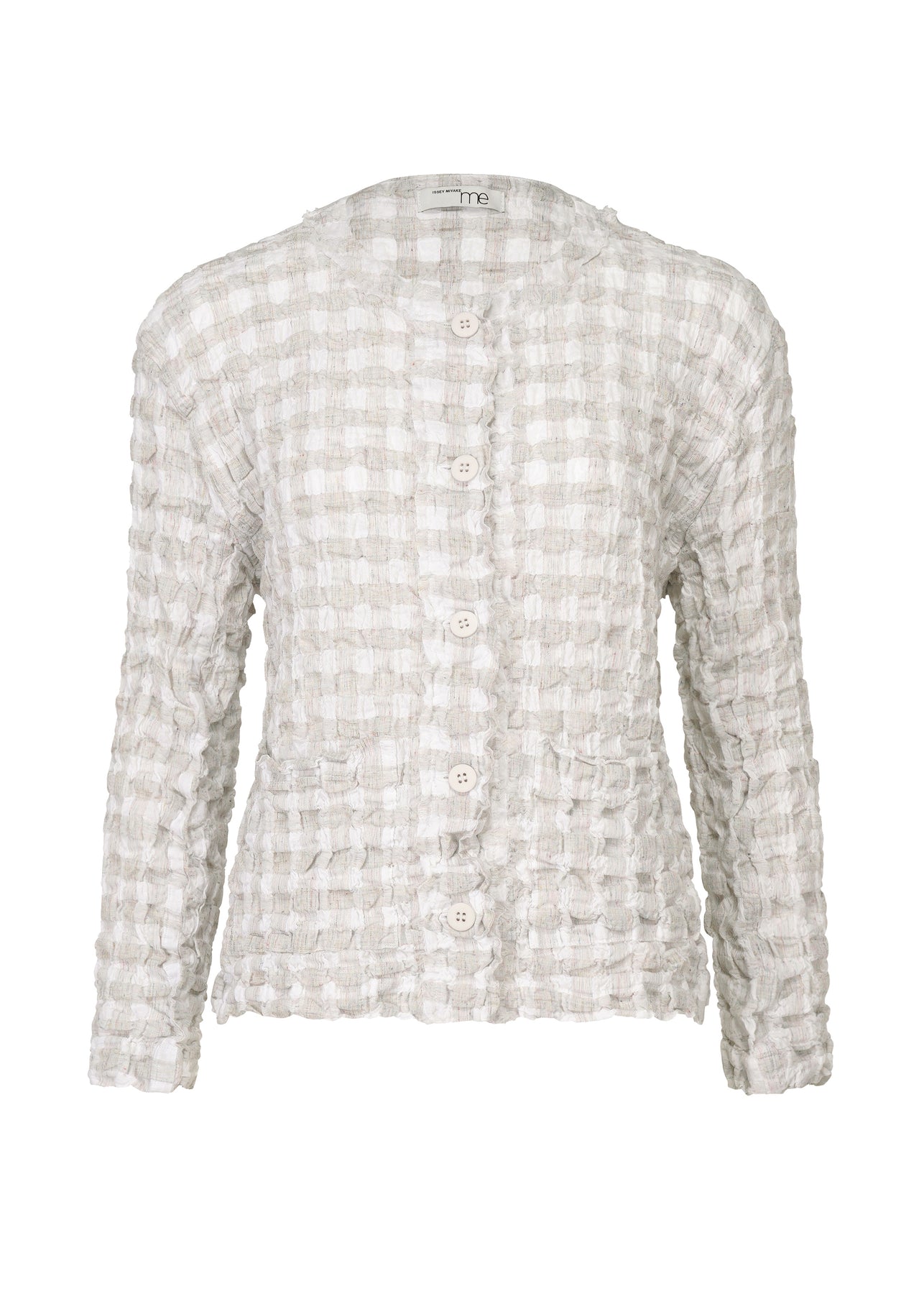 REmeTEX GINGHAM CHECK JACKET | The official ISSEY MIYAKE ONLINE