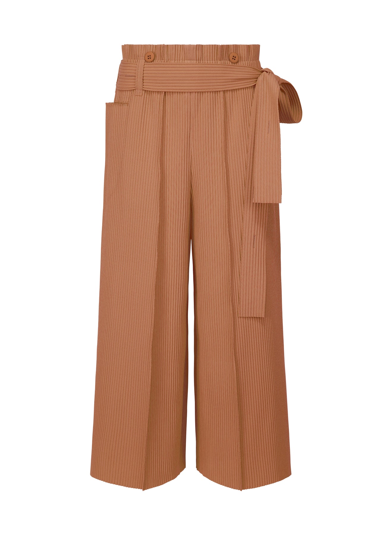 FINE KNIT PLEATS BOTTOMS 1 | The official ISSEY MIYAKE ONLINE 