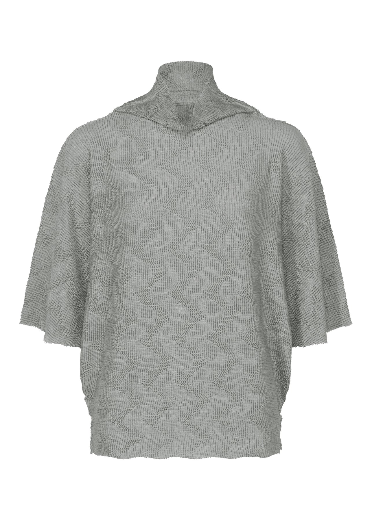 WAVE KNIT STRETCH PLEATS TOP | The official ISSEY MIYAKE ONLINE 