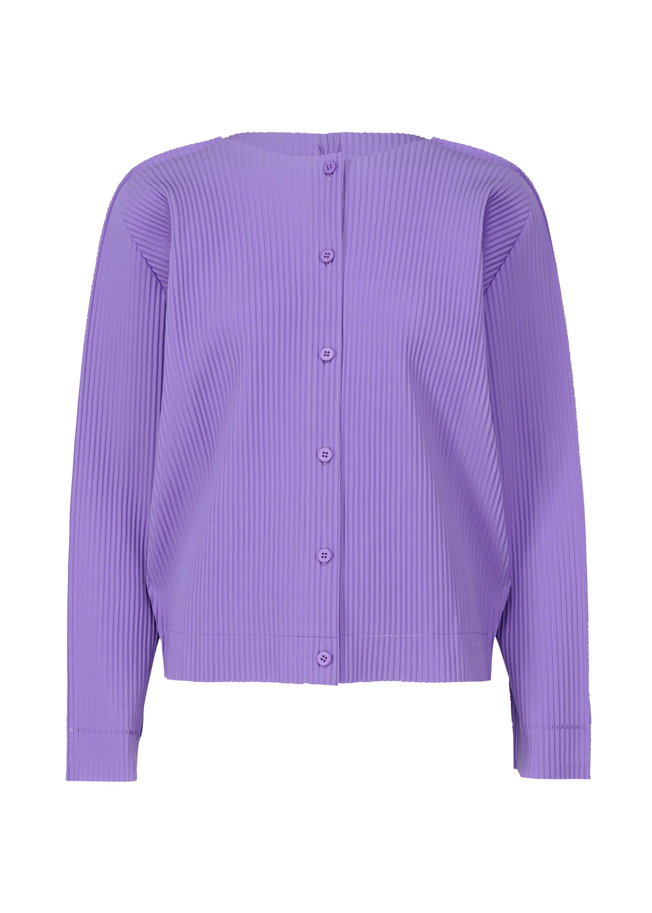 FINE KNIT PLEATS COLOR 2 CARDIGAN | The official ISSEY MIYAKE