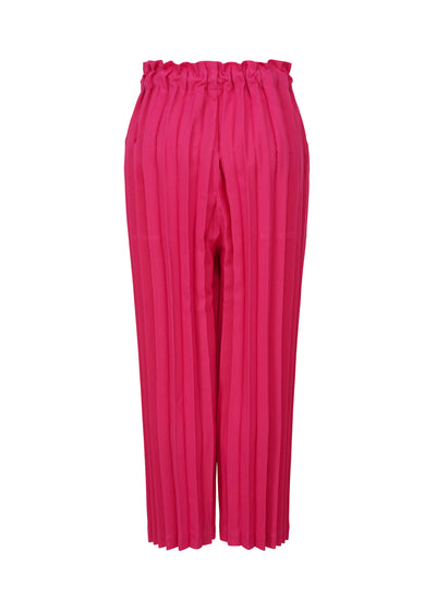 COLOR PLEATS BOTTOM PANTS