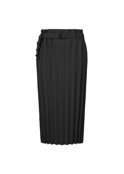 COLOR PLEATS BOTTOM SKIRT