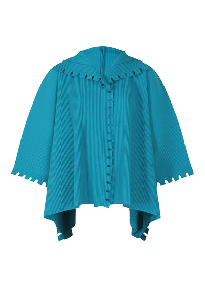 BOLD FRINGE PLEATS CARDIGAN