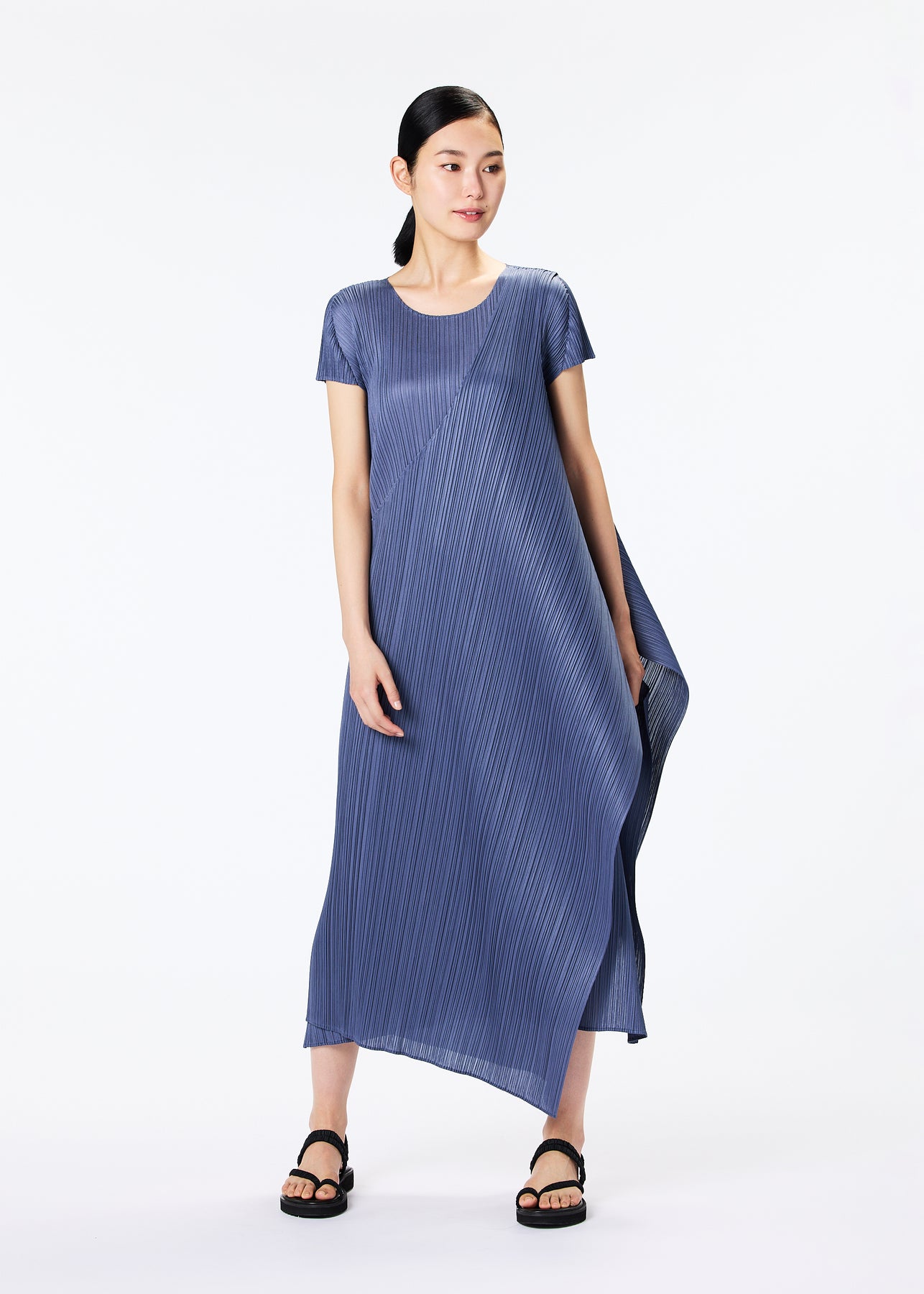 Pleats Please Issey Miyake Monthly Colors June Shirt Blue / 4