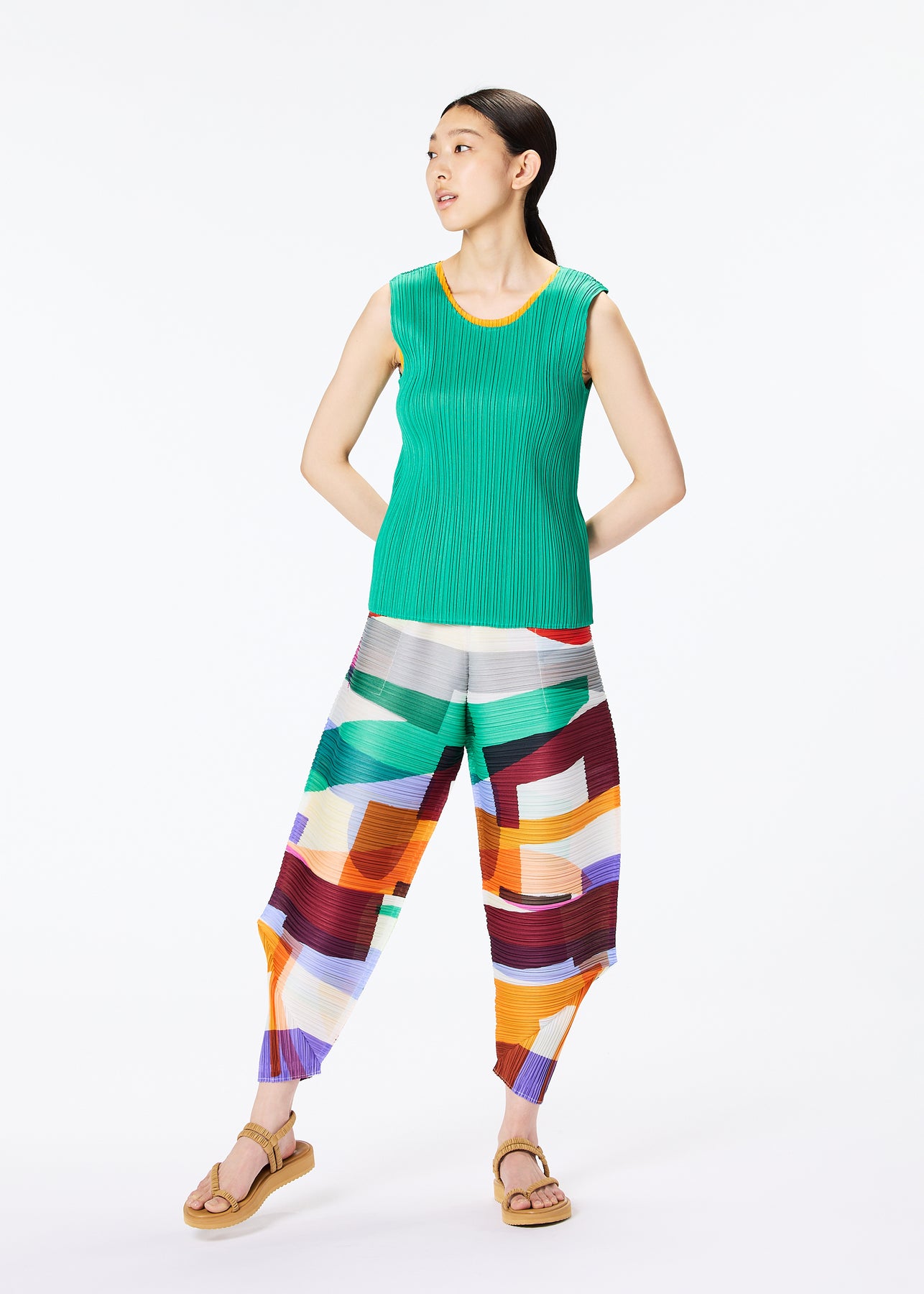 PATH PANTS | The official ISSEY MIYAKE ONLINE STORE | ISSEY MIYAKE USA