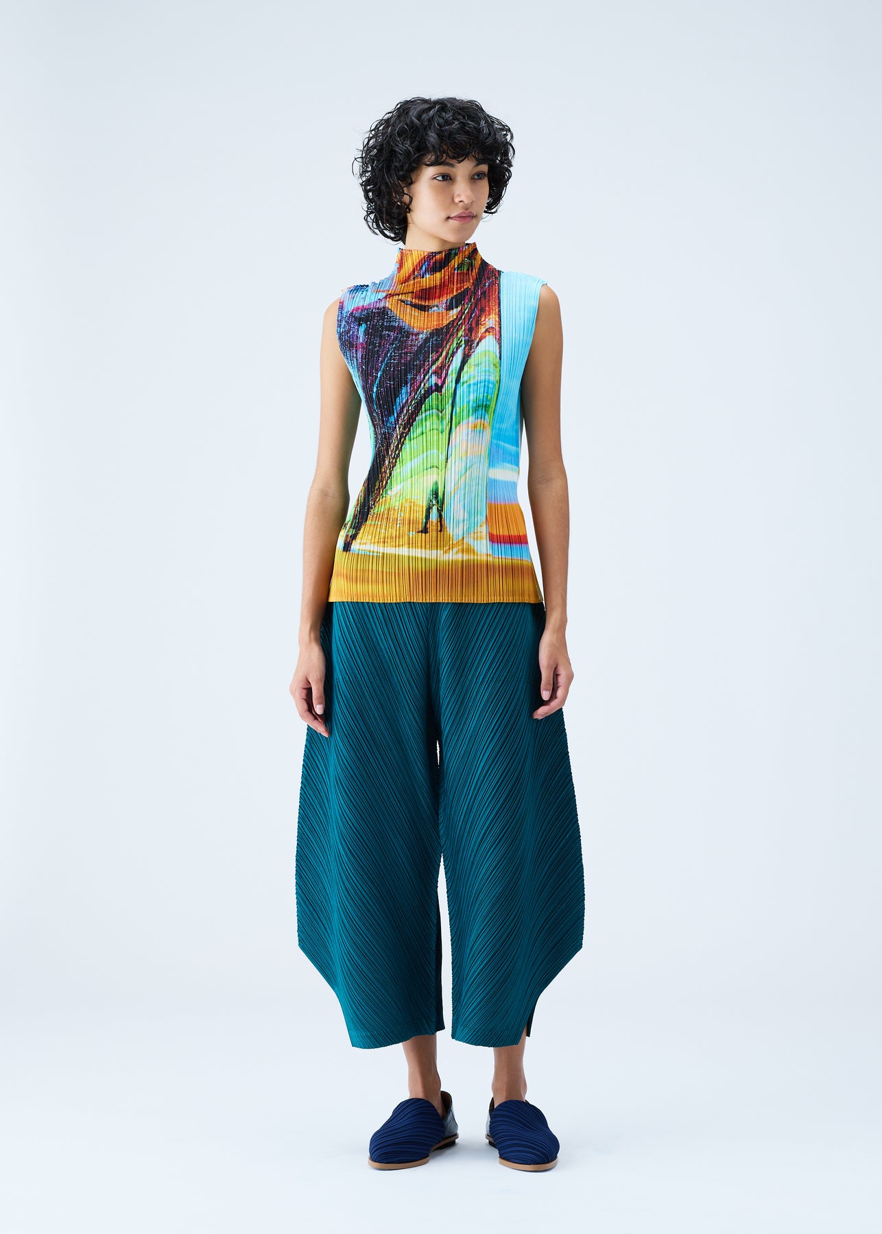 Pleats Please by Issey Miyake Tropical Winter Dress