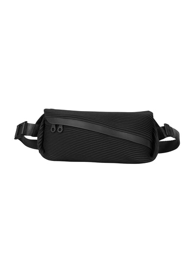 BIAS PLEATS WAIST BAG