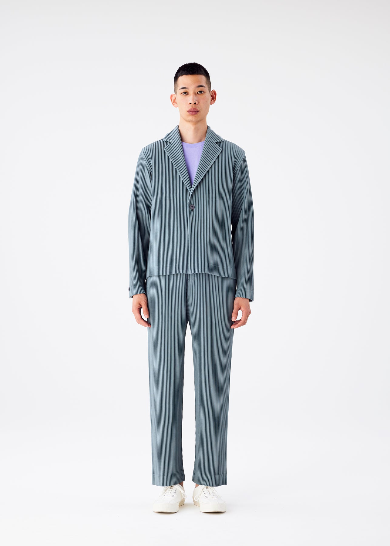 Homme Plissé Issey Miyake Color Pleats Trousers