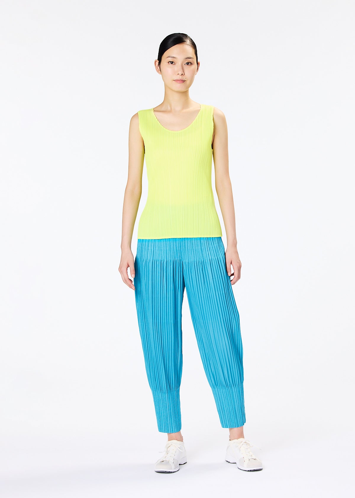 Pleats Please Issey Miyake Women's Monthly Colours May Pleated Tunic