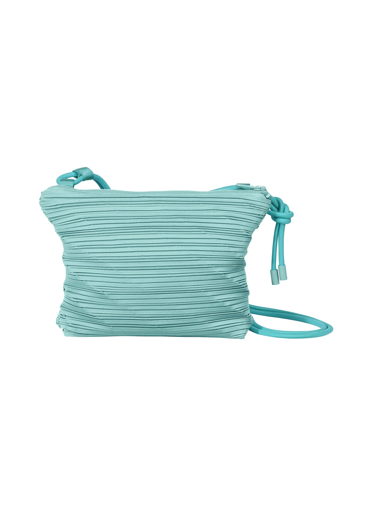 Pleats Please Issey Miyake Pleated Drawstring-closure Woven Tote